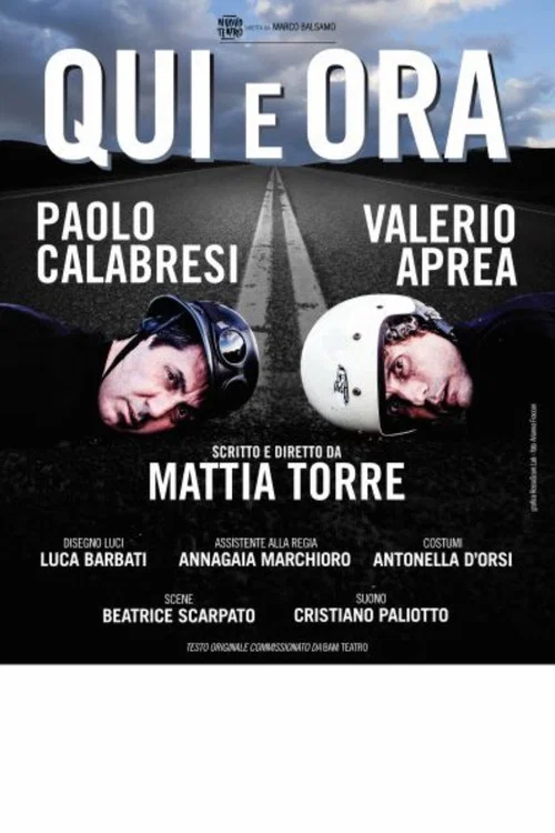 Movie poster for Il teatro di Mattia Torre : Qui e ora (2022)