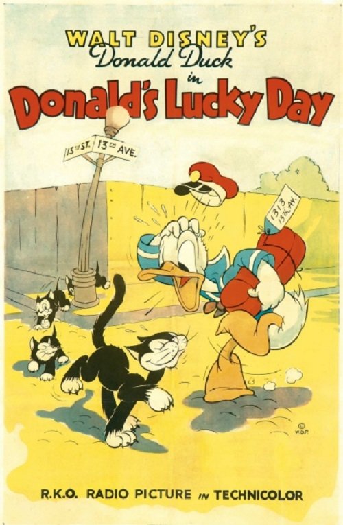 Movie poster for Donald's Lucky Day (1939)