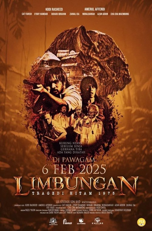 Movie poster for Limbungan: Tragedi Hitam 1975 (2025)