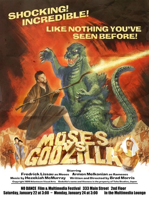 Movie poster for Moses vs. Godzilla (2001)