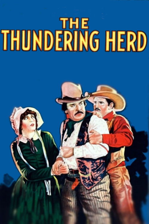 Movie poster for The Thundering Herd (1925)
