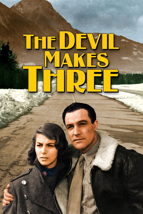 Movie poster for The Devil Makes Three (1952)