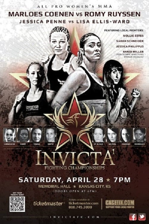 Movie poster for Invicta FC 1: Coenen vs. Ruyssen (2012)