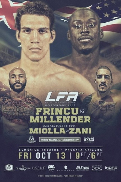 Movie poster for Legacy Fighting Alliance 24: Frincu vs. Millender (2017)