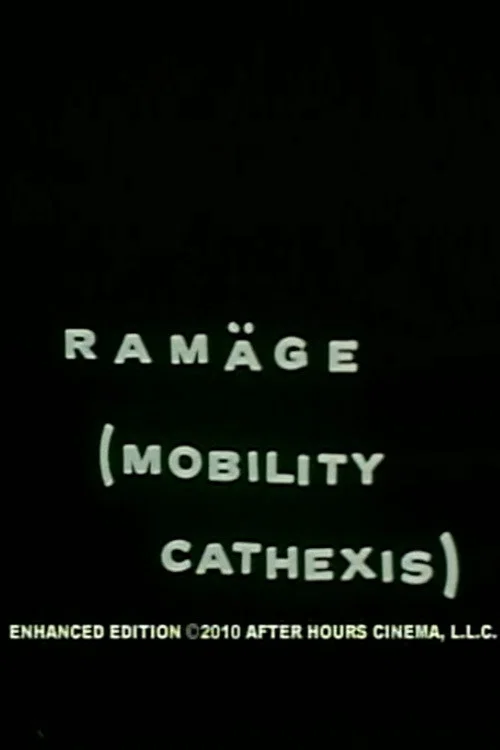 Movie poster for Ramage (Mobility Cathexis) (1972)