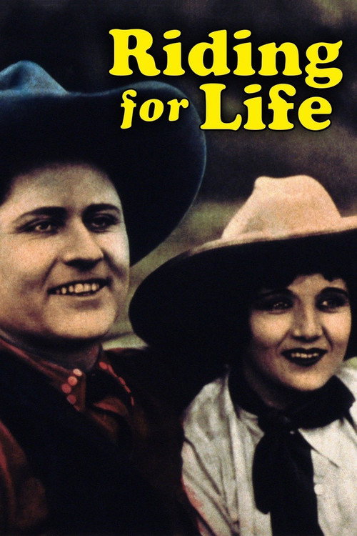 Movie poster for Riding for Life (1925)