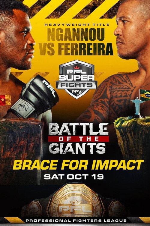 Movie poster for PFL Super Fights: Battle of the Giants (2024)