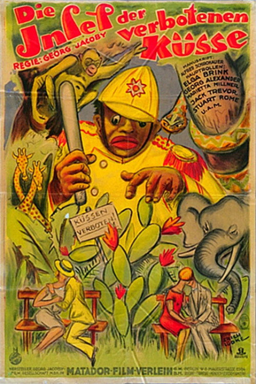 Movie poster for The Isle of Forbidden Kisses (1927)
