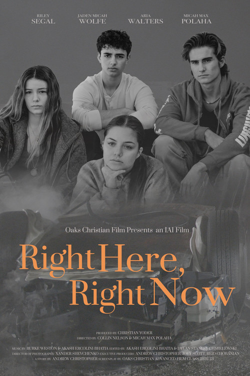 Movie poster for Right Here, Right Now (2024)