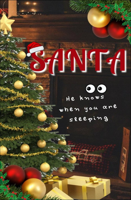 Movie poster for Santa: He knows when you are sleeping (2022)