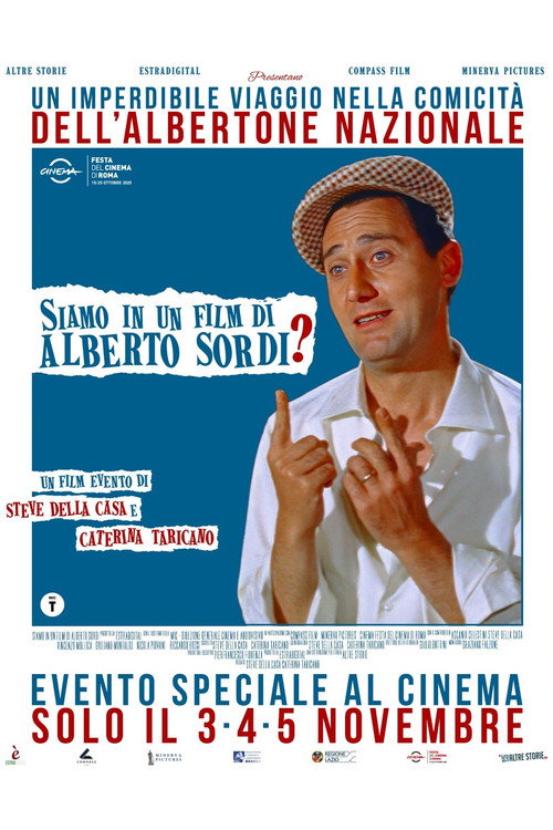 Movie poster for Siamo in un film di Alberto Sordi? (2025)