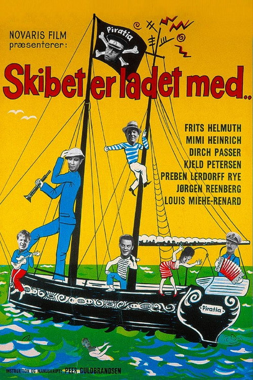 Movie poster for Skibet er ladet med.. (1960)