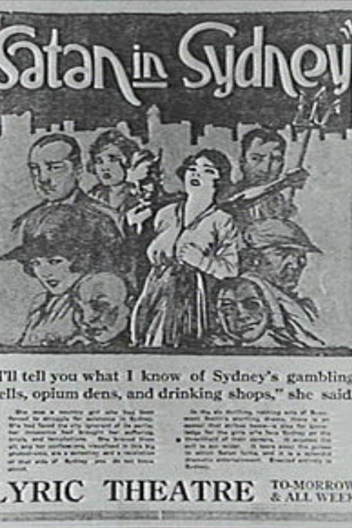 Movie poster for Satan in Sydney (1918)