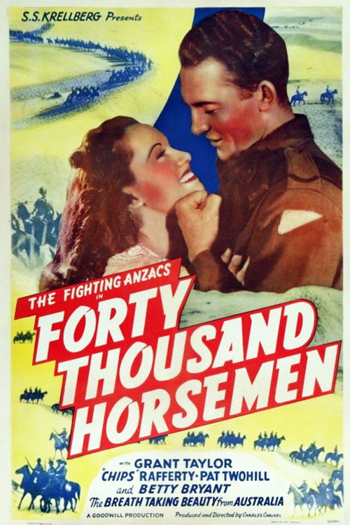 Movie poster for Forty Thousand Horsemen (1940)