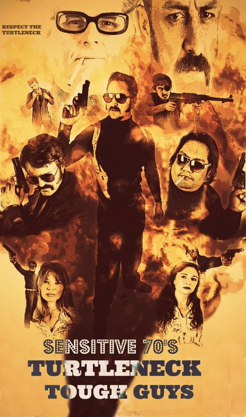 Movie poster for Sensitive 70'S Turtleneck Tough Guys (2014)
