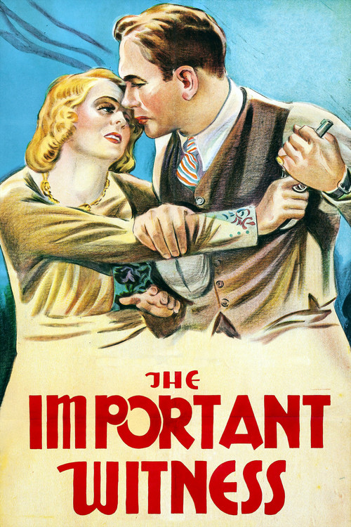 Movie poster for The Important Witness (1933)