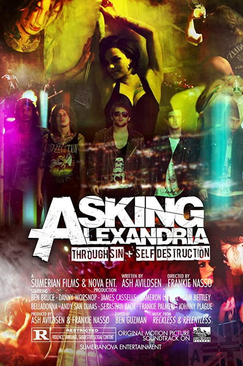 Movie poster for Asking Alexandria | Through Sin + Self Destruction (2012)