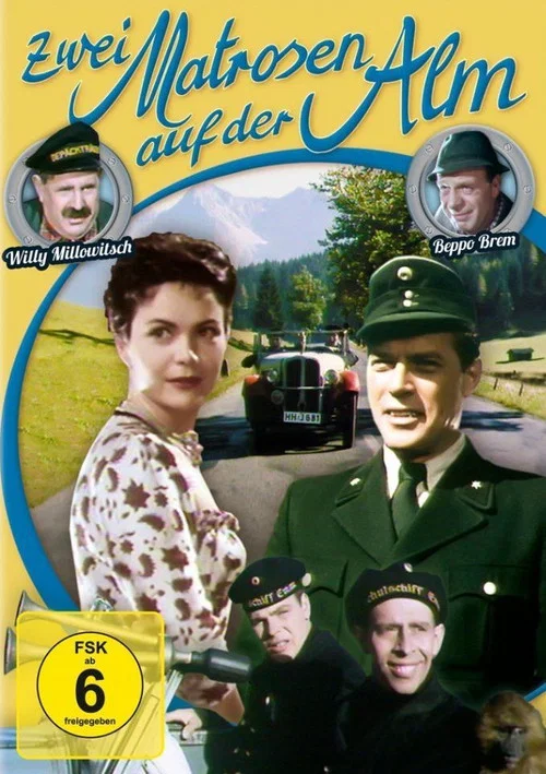 Movie poster for Zwei Matrosen auf der Alm (1958)