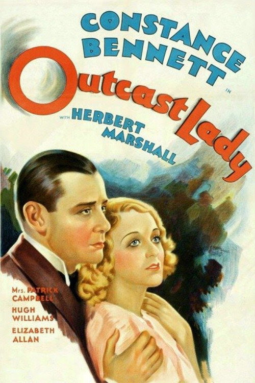 Movie poster for Outcast Lady (1934)