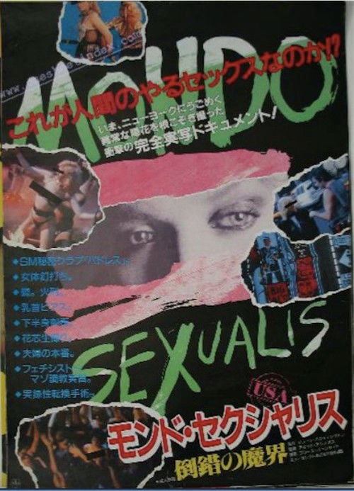 Movie poster for Mondo Sexualis USA (1987)