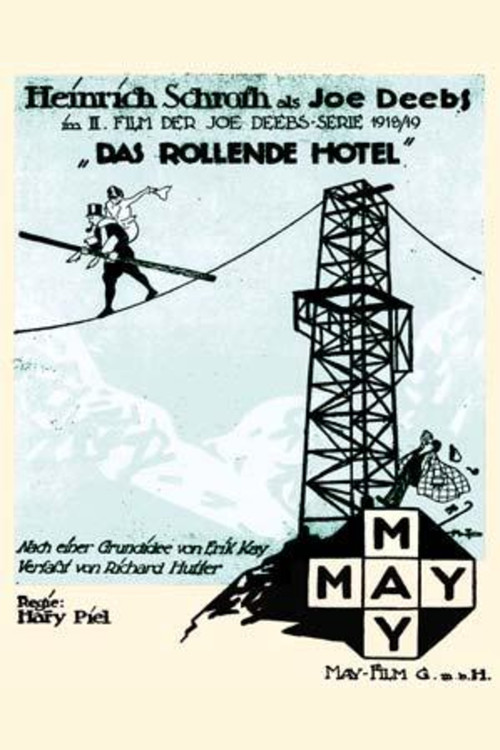 Movie poster for The Rolling Hotel (1918)