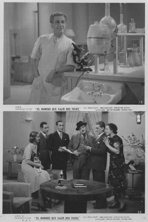 Movie poster for El hombre que nació dos veces (1938)