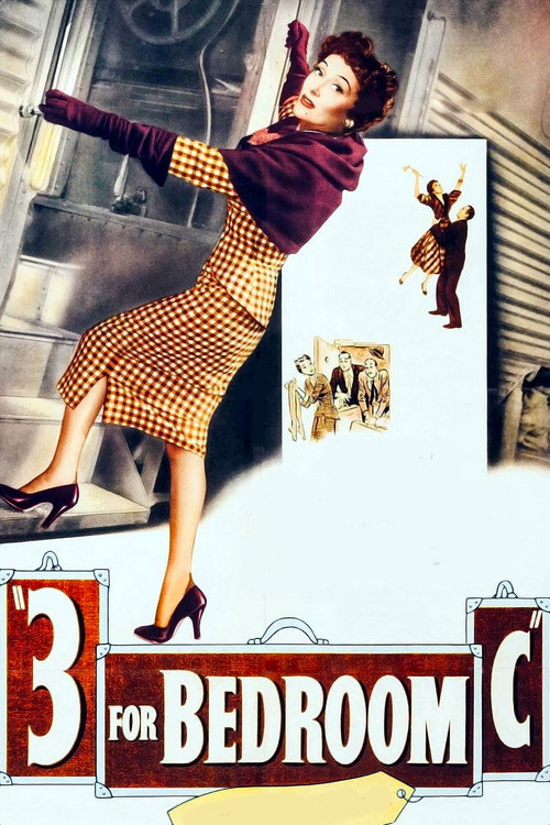 Movie poster for Three for Bedroom C (1952)