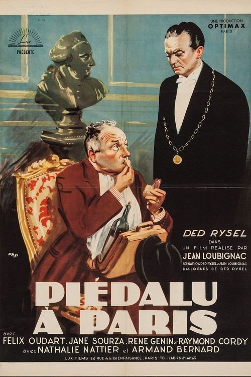Movie poster for Piédalu à Paris (1951)