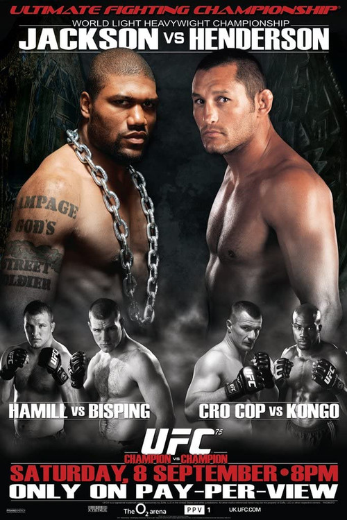 Movie poster for UFC 75: Champion vs. Champion (2007)