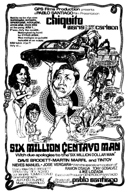 Movie poster for Six Million Centavo Man (1980)