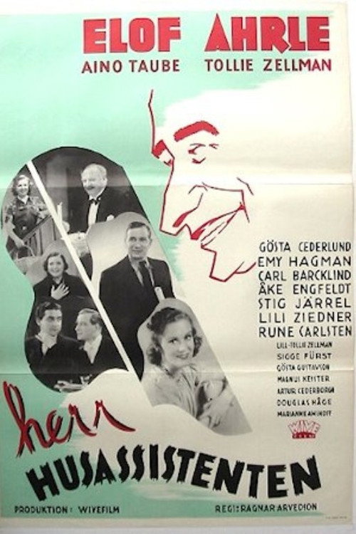 Movie poster for Herr Husassistenten (1938)
