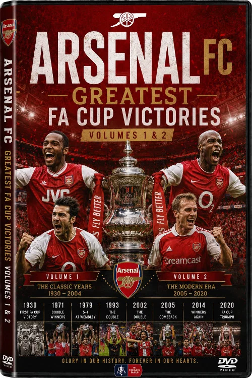 Movie poster for Arsenal FC Greatest F.A Cup Victories - Volumes 1&2 (1996)