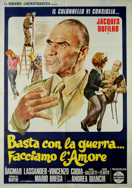 Movie poster for Basta con la guerra... facciamo l'amore (1974)