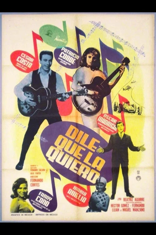 Movie poster for Dile que la quiero (1963)