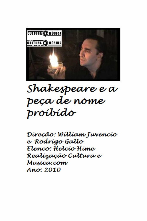 Movie poster for Shakespeare e a peça de nome proibido (2011)