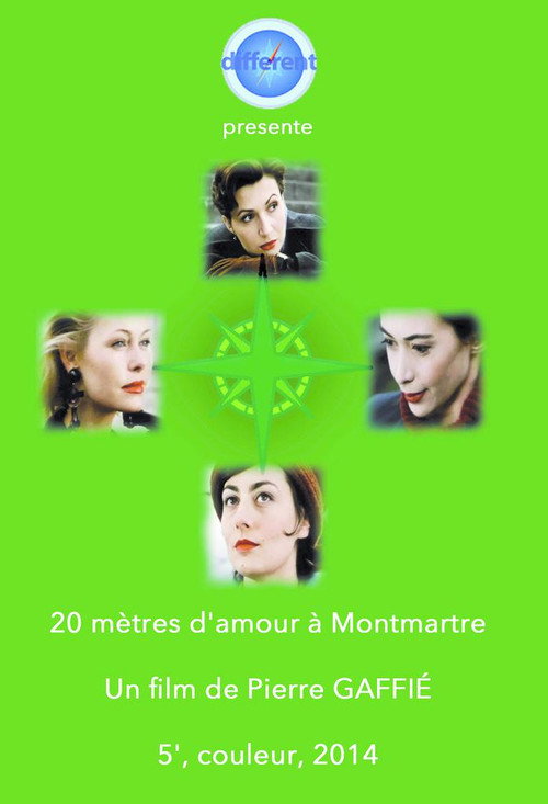 Movie poster for 20 Meters of Love in Montmartre (2014)