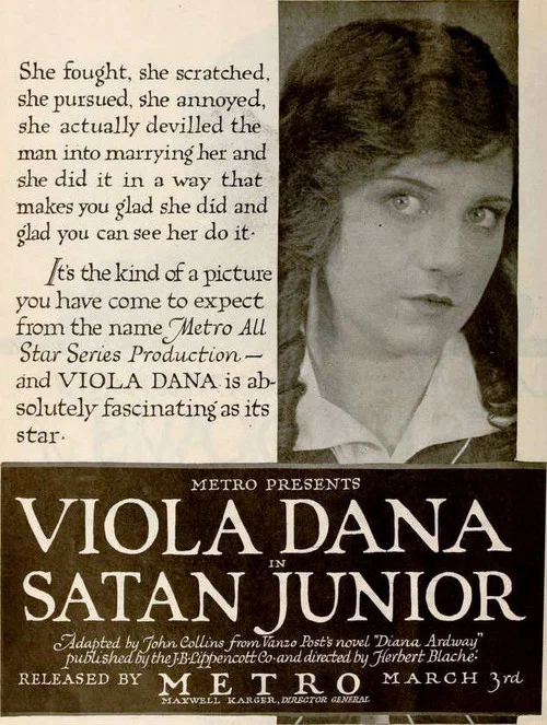 Movie poster for Satan Junior (1919)