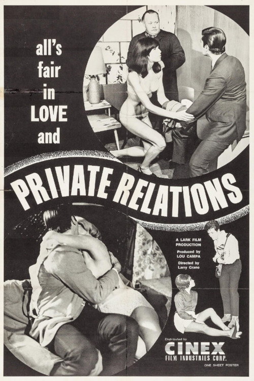 Movie poster for Private Relations (1968)