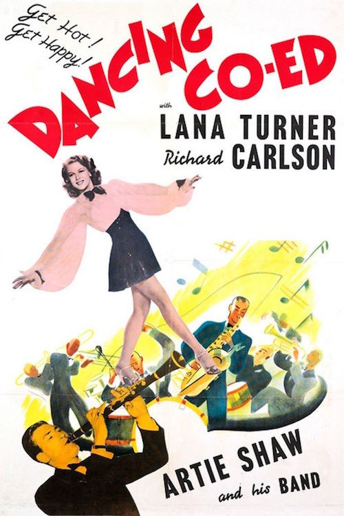 Movie poster for Dancing Co-Ed (1939)