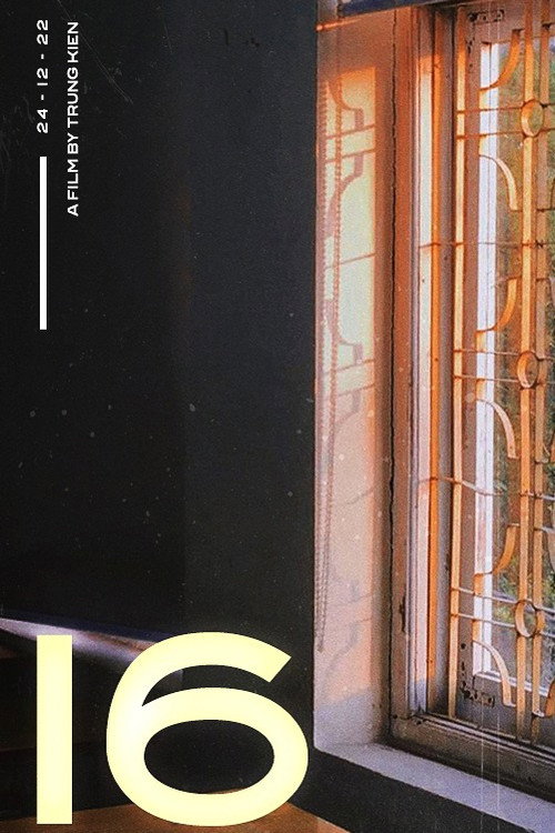 Movie poster for sixteen. (2022)