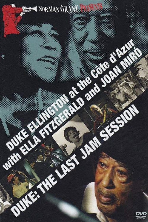 Movie poster for Duke Ellington at the Côte d'Azur with Ella Fitzgerald and Joan Miro (1966)