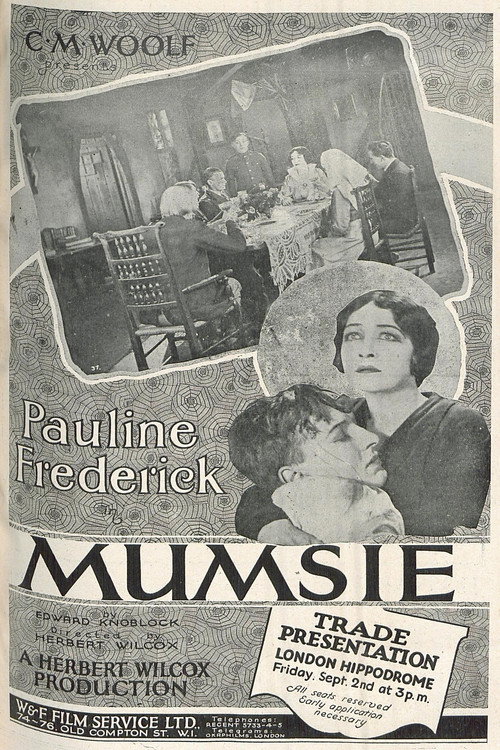 Movie poster for Mumsie (1927)