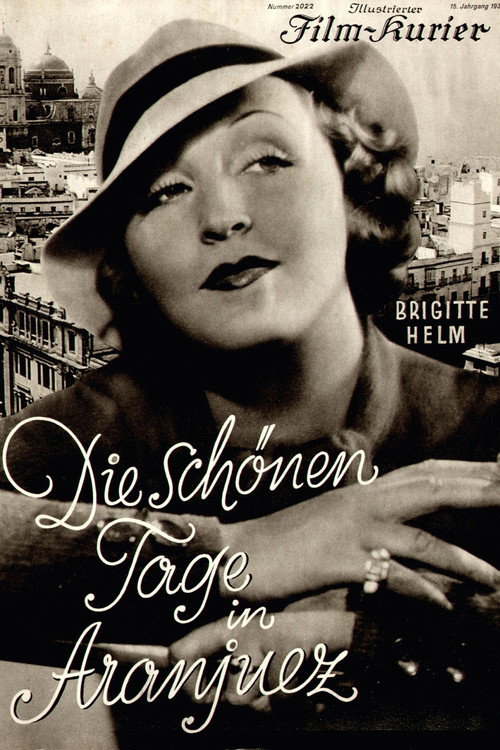 Movie poster for Die schönen Tage von Aranjuez (1933)