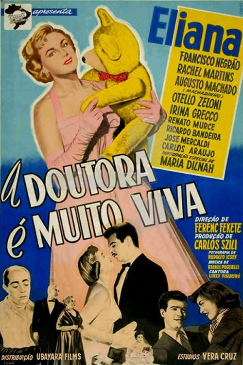 Movie poster for A Doutora é Muito Viva (1956)