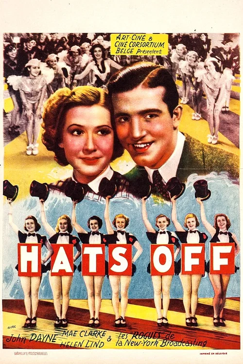 Movie poster for Hats Off (1936)