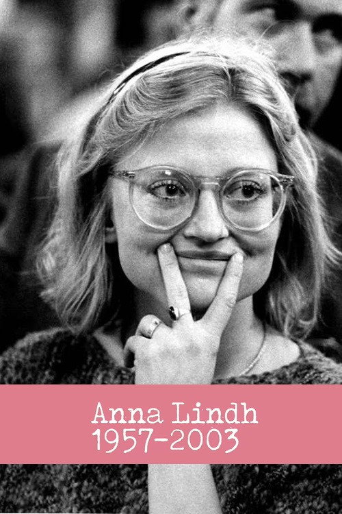 Movie poster for Anna Lindh 1957 - 2003 (2013)