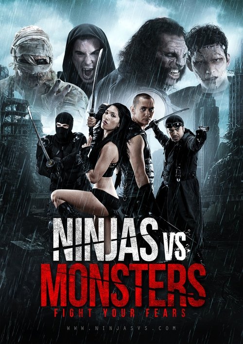 Movie poster for Ninjas vs. Monsters (2012)
