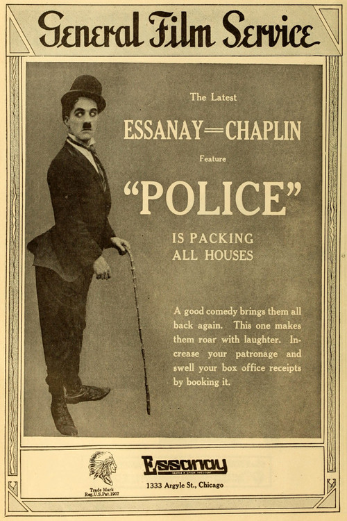 Movie poster for Police (1916)