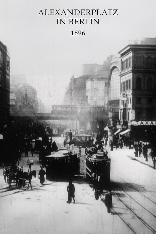 Movie poster for Alexanderplatz in Berlin (1896)