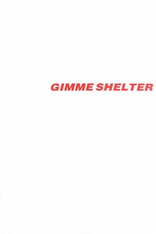 Movie poster for Gimme Shelter (1987)